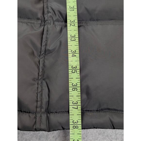 London Fog Women's LG Puffer Jacket Coat Gray Hooded Parka Down And Feather Fill - Picture 12 of 12